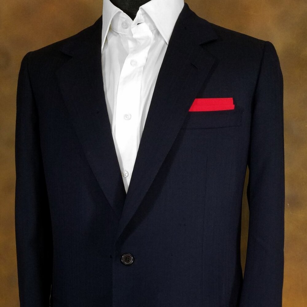 NEW Red 100% Cotton Pre-Folded Pocket Square Handkerchief Insert